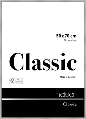Produktbild von nielsen Aluminium Bilderrahmen Classic, 50x70 cm, Silber Matt