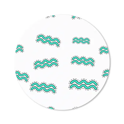 Produktbild von MuchoWow® Mauspad Mousepad Wassermann - Astrologie - Tierkreiszeichen - Design 20x20 cm - Mousepads - Maus Mat - Pad - Mausunterlage - Schreibtischmatte