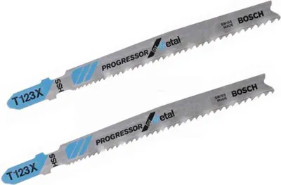 Produktbild von 2 Stk. Bosch  Metal Stichsägeblatt T 123 X HSS