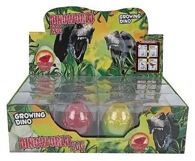 Productafbeelding van Dinoworld Ei met groeiende dinosaurus, inclusief edelsteen, 8 cm