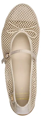 Produktbild von Tamaris Damen Riemchenballerina im Mary Jane Stil mit Mesh 1-22103-46, Größe:37 EU, Farbe:Beige