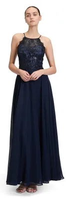 Produktbild von Vera Mont Damen Abendkleid rückenfrei Night Sky,38