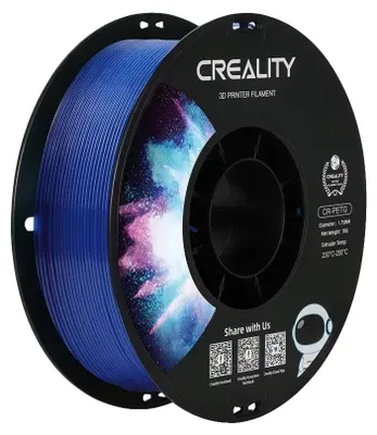 Obrázok produktu pre Filament do 3D tlačiarne, ekologický PETG, pevný a odolný, priehľadná modrá