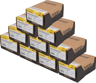 Produktbild von Spanplattenschrauben Verzinkt 4 x 40 mm Torx 20 Teilgewinde - 2000 Stück