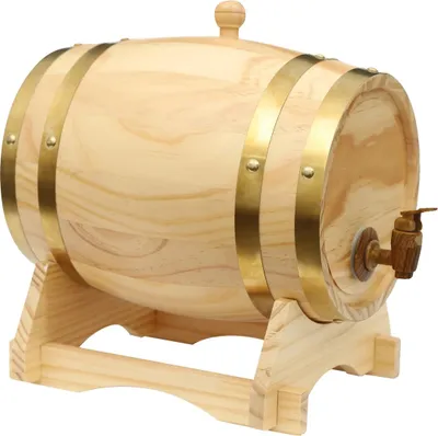 Produktbild von Weinfass, 3/5L Kapazität, praktischer Wasserhahn, 5L