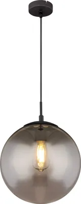 Produktbild von Globo Lighting Hängeleuchte Metall schwarz matt, 1x E27