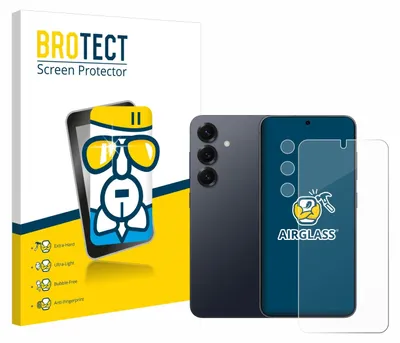 A product shot showing a phone screen protector and its packaging.