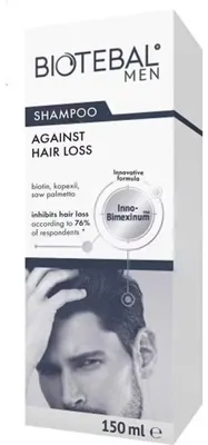 Productafbeelding van Biotebal Men Shampoo, shampoo voor mannen tegen haaruitval, 150 ml