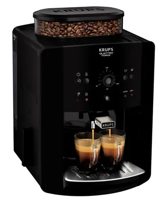 Zdjęcie produktu dla Krups Arabica EA8110, Ekspres do espresso, 1,7 l, Ziarna kawy, Wbudowany młynek, 1450 W, Czarny