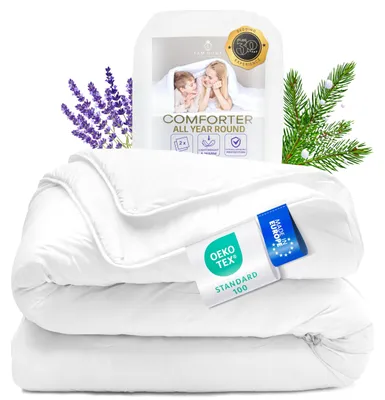 Image de Solidchoice - Couette en microfibre, 200 x 220 cm, lavable et hypoallergénique