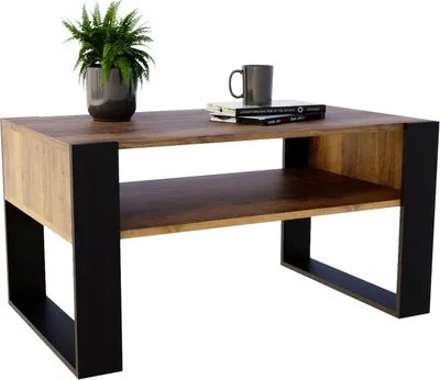 Produktbild von Couchtisch Kaffeetisch Sofatisch Beistelltisch Wohnzimmertisch Rechteckig Loft