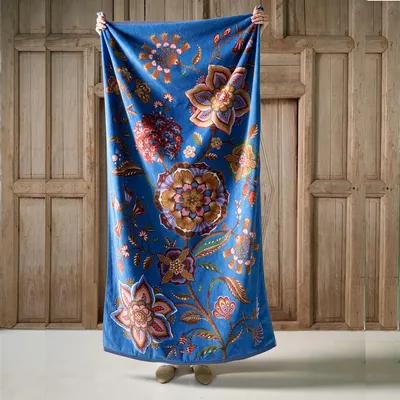 Produktbild von Pip Studio Strandlaken Viva la Vida  Farbe Blau Größe 100x180
