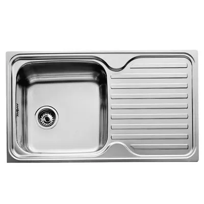 Produktbild von Teka Classic 1C 1E, Aufsatzwanne, Rechteckig, Edelstahl, Edelstahl, 1 Becken, Rechteckig