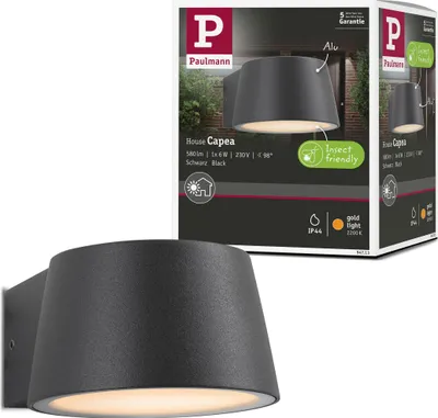 Produktbild von Paulmann LED Außenwandleuchte Capea insektenfreundlich
