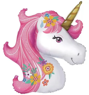 Produktbild von Shape Folienballon "Magical Unicorn" | 74x76 cm