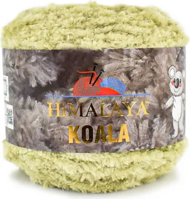 Produktbild von Himalaya Koala Wolle 75722, 100g/100m, Grün, Zertifikat , weiche Mikropolyester