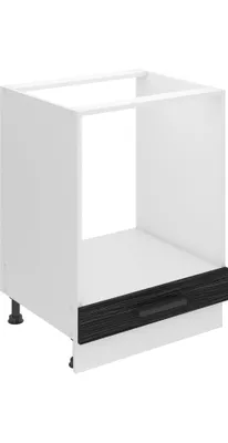 Obrázok produktu pre Belini kuchynská dolná skrinka, kuchynská dolná skrinka široká 60 cm. Základná kuchynská skrinka SDP bez pracovnej dosky. Kuchynská skrinka bez dvierok, so zásuvkami, kráľovský eben
