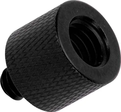 Produktbild von Schraubenkonverter 3/8 Zoll weiblich auf 1/4 Zoll Außengewinde, Adapter für Stativ, Einbeinstativ, Kamera, PhotoBlack (A1)