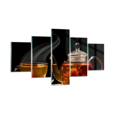Produktbild von Bilder auf glas - Asien tee geschmack topf - 125x70cm - Glasbilder - Wandbilder - Kunstdruck - zum Aufhängen bereit - Wanddekoration aus Glas - Glas Bilder - Wandbild auf Glas - GEA125x70-2253