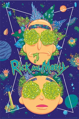 Immagine prodotto di Rick and Morty - Alto nel cielo - Stampa poster - Dimensioni 61x91,5 cm