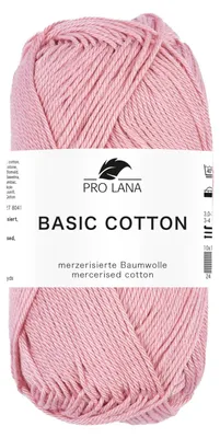 Produktbild von Pro Lana Basic Baumwolle 50g 233 lachsrosa