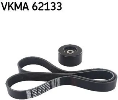 Image de SKF | Jeu de courroies trapézoïdales à nervures (VKMA 62133) adaptable sur Nissan