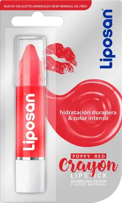 Obrázek produktu pro Liposan Crayon balzám na rty s makově červenou barvou