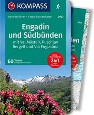 Obrázek produktu pro KOMPASS Wanderführer Engadin und Südbünden, 60 Touren