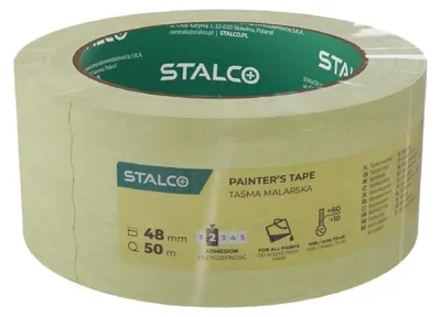 Productafbeelding van Plakband Stalco S042138277 - maskeerpapier - 48 mm x 50 m