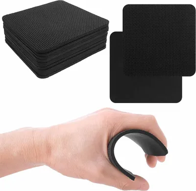 Produktbild von Zbssny Neopren Griffpolster für Gewichtheben, 20 Stück, Trainings-Pads für Fitness & Krafttraining, Schwarz