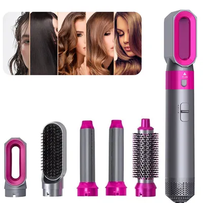Produktbild von Warmluftbürste,5 in1 Hairstyler für Locken, Volumen, Glätten und Trocknen,1000W Rundbürstenföhn,Föhnbürste 3 Stufen,inkl. Organizer für Aufbewahrung