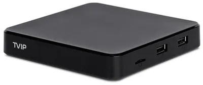 Produktbild von TVIP S-Box v.705 IR 4K UHD Android 11 IP-Receiver (HDR, Dual-WiFi, LAN, Bluetooth, HDMI, MicroSD)