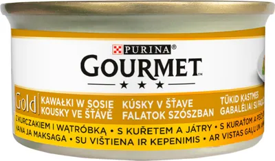 Produktbild von GOURMET GOLD Huhn und Leber in Soße 85 g