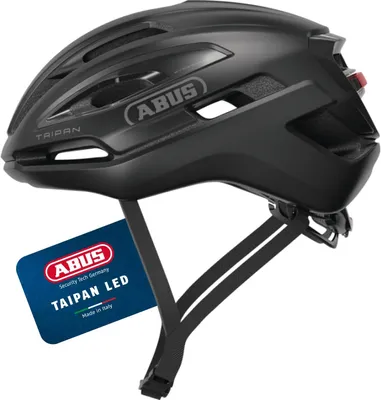 Image de Casque vélo Abus 44649 - TAIPAN LED velvet black M