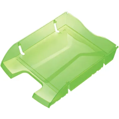 Produktbild von Briefablage A4 PET grün transparent