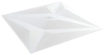 Obrázok produktu pre Nástenné panely 12 pcs Biela hviezda 50 x 50 cm XPS Pena