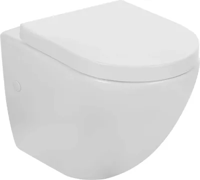 Produktbild von Verosan Tiefspül Wand-WC Cozy Spülrandlos inkl. Sitz Weiß erhöht