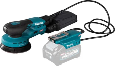 Immagine prodotto di Levigatrice rotorbitale a batteria Makita XGT 40 V max - 125 mm - Corsa 3 mm