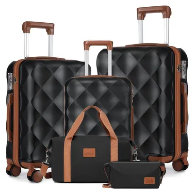 Produktbild von Hartschalen-Koffer-Set, 5-teilig, mit Doppelrollen