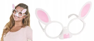 Produktbild von Gacek Hasenohren Brille Kostüm Accessoire für Mädchen