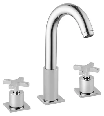 Zdjęcie produktu dla 3-otworowa bateria umywalkowa TRAX, chrom