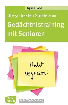 Produktbild von Die 50 besten Spiele zum Gedächtnistraining mit Senioren