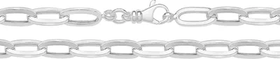 Produktbild von 925 Sterling Silber Paperclip Herren/Damen - Kette - 56cm*7mm; TRS36684L22
