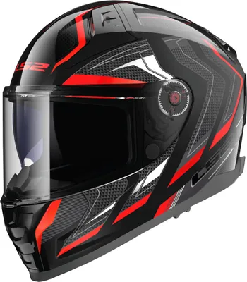 Immagine prodotto di LS2 FF811 Vector II Alizer Helm, schwarz/rot, 4XL (67/68)