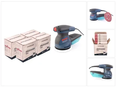 Obrázek produktu pro Náhodná orbitální bruska Bosch GEX 125-1 AE 250 W 125 mm ( 0601387500 ) + 4x brusná sada Toolbrothers TURTLE.