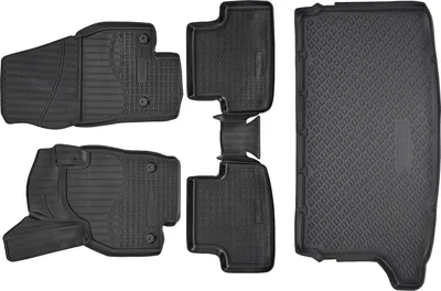 Produktbild von 3D Gummimatten Kofferraumwanne Für VW T-Cross Ab 2018 Für das Obergeschoss, Gummi Fußmatten NORM