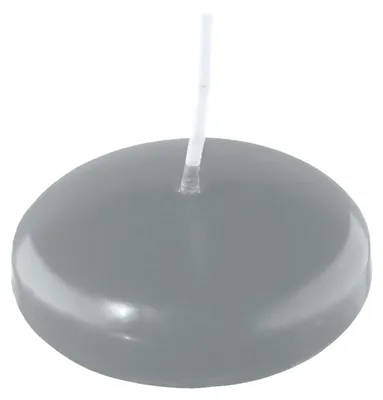 Produktbild von Schwimmkerzen Silbergrau 24 x Ø 60 mm, 20 Stück