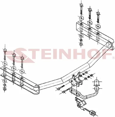 Produktbild von Z548356 Anhängerkupplung passend für VW Passat 10/1996-10/2000 starr