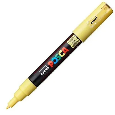 Productafbeelding van Rotastift POSCA PC-1M, geel (6 stuks) (12 stuks)