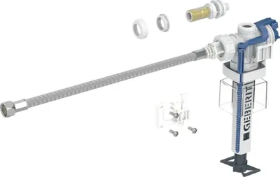 Image de Valve de remplissage Geberit type 383 avec tuyau blindé, 1 pièce.